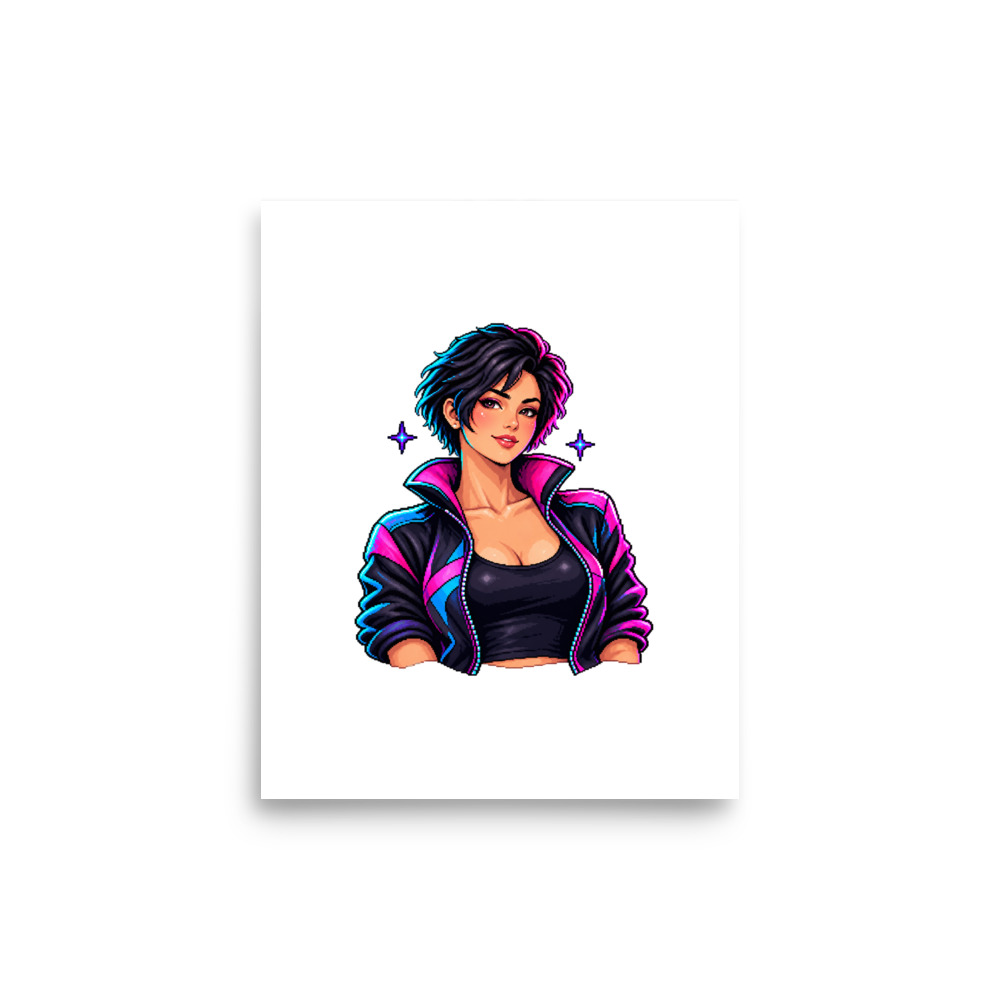 Arcade Legend — 8 × 10 Matte Art Print