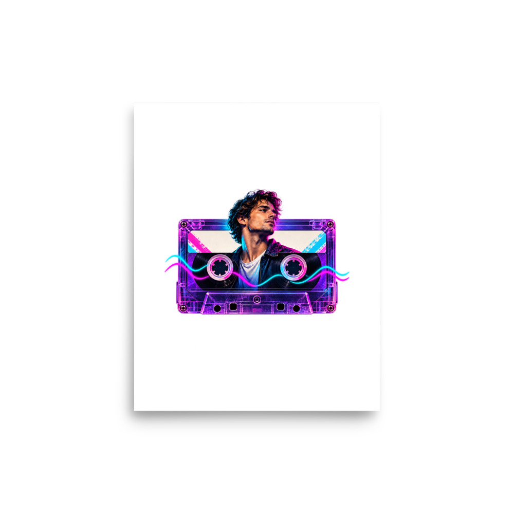 Mixtape Identity — 8 × 10 Matte Art Print
