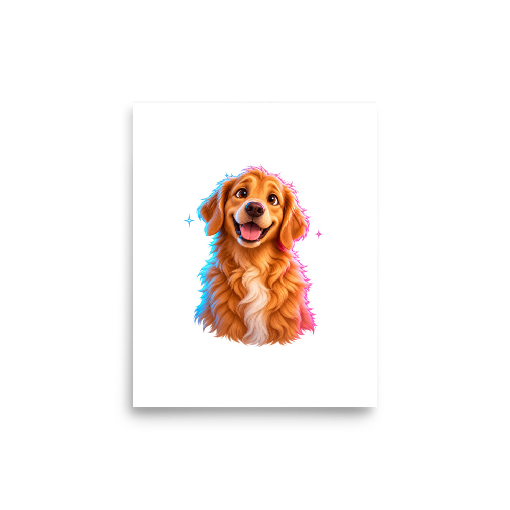 Animated Best Friend — 8 × 10 Matte Art Print