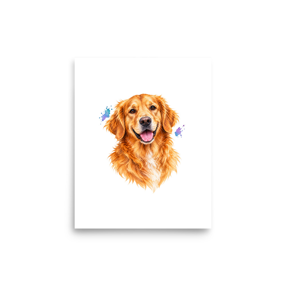 Watercolor Soul — 8 × 10 Matte Art Print
