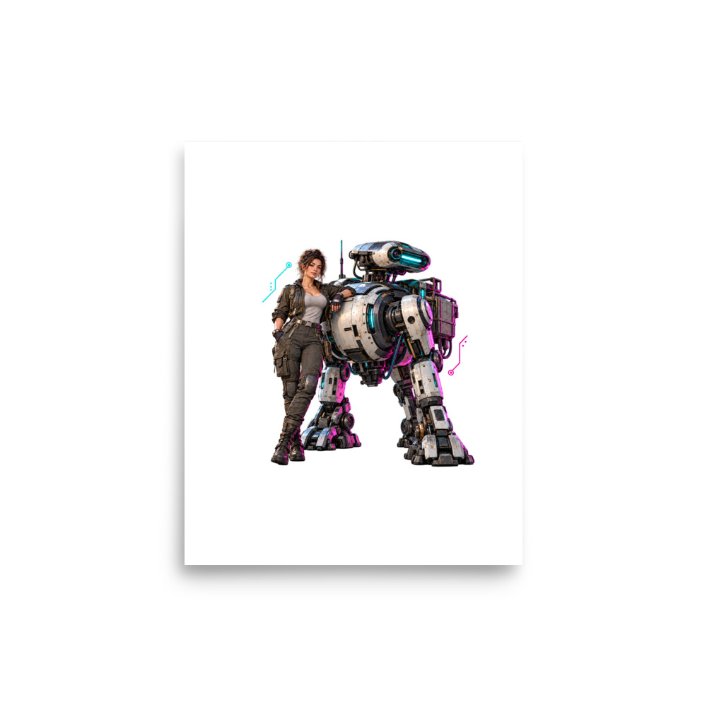 Mech Commander — 8 × 10 Matte Art Print