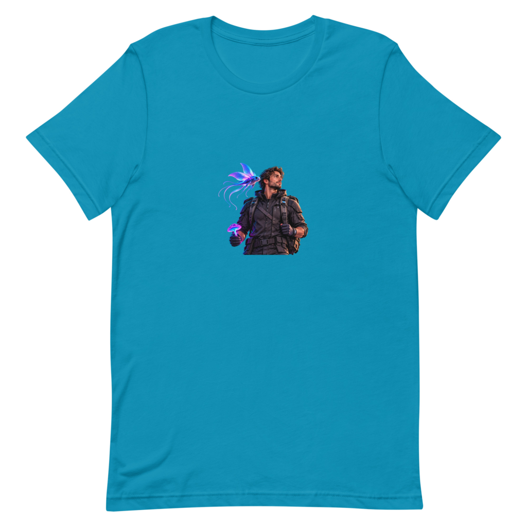 Alien World Traveler — Multicolor Graphic T-Shirt