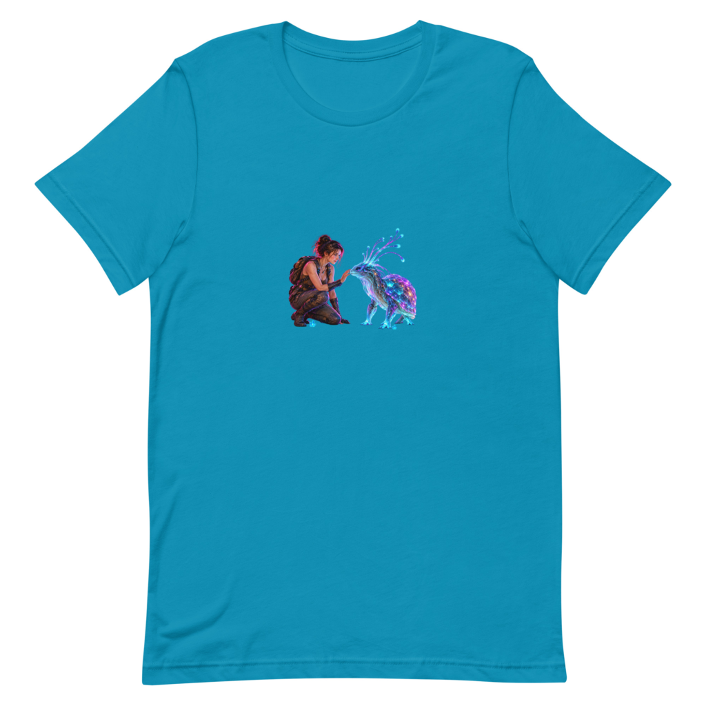 First Contact — Multicolor Graphic T-Shirt