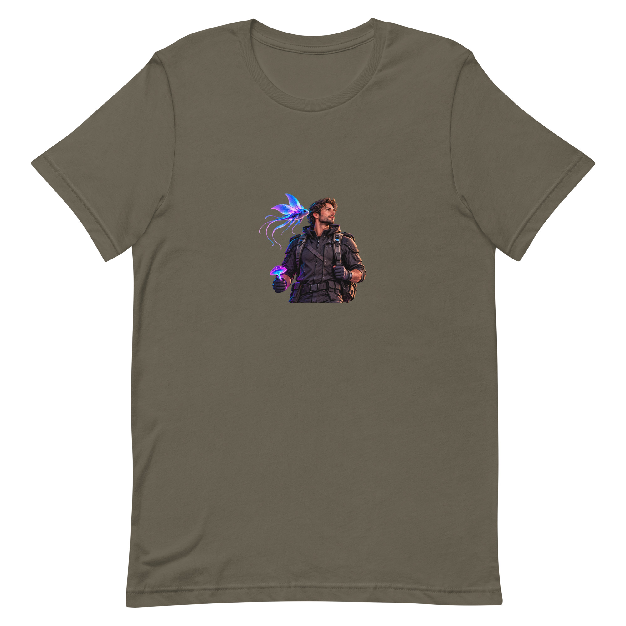 Alien World Traveler — Multicolor Graphic T-Shirt - Image 2