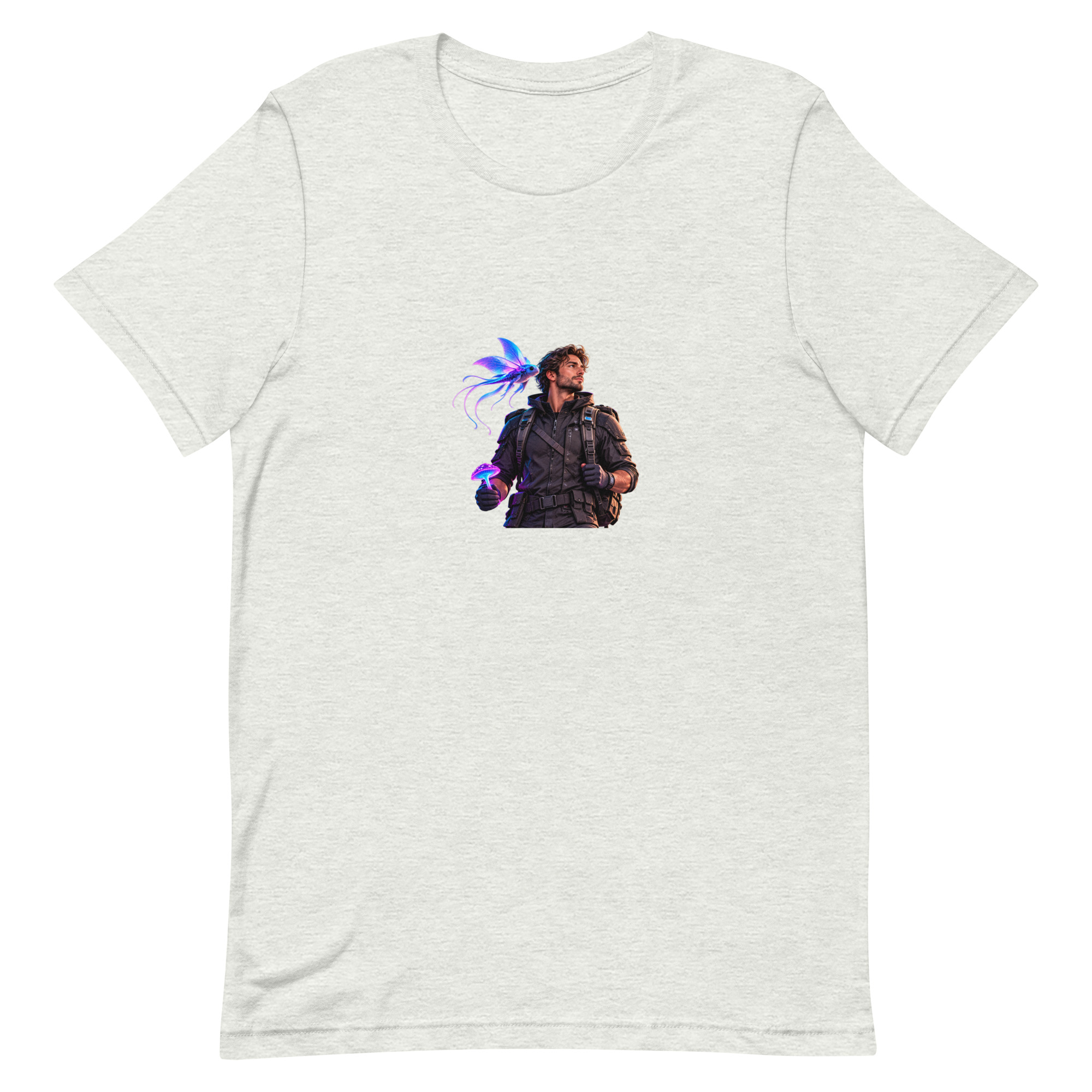 Alien World Traveler — Multicolor Graphic T-Shirt - Image 3