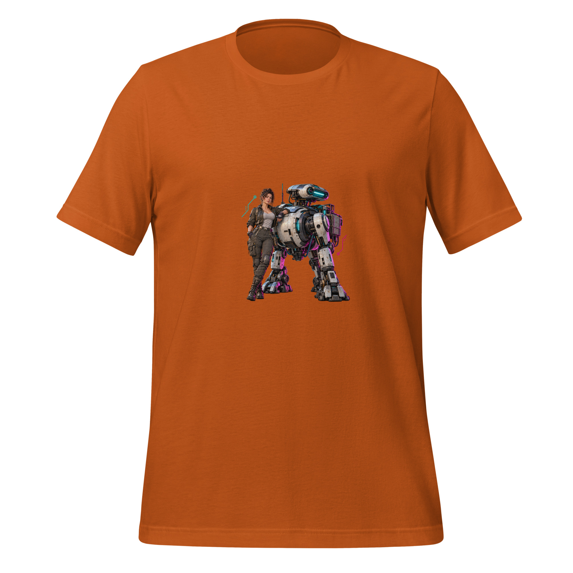 Mech Commander — Multicolor Graphic T-Shirt - Image 9