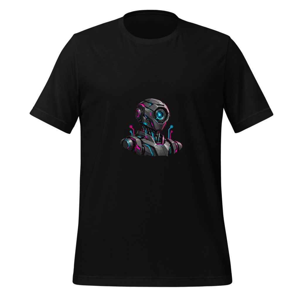 Robot Revolution — Multicolor Graphic T-Shirt