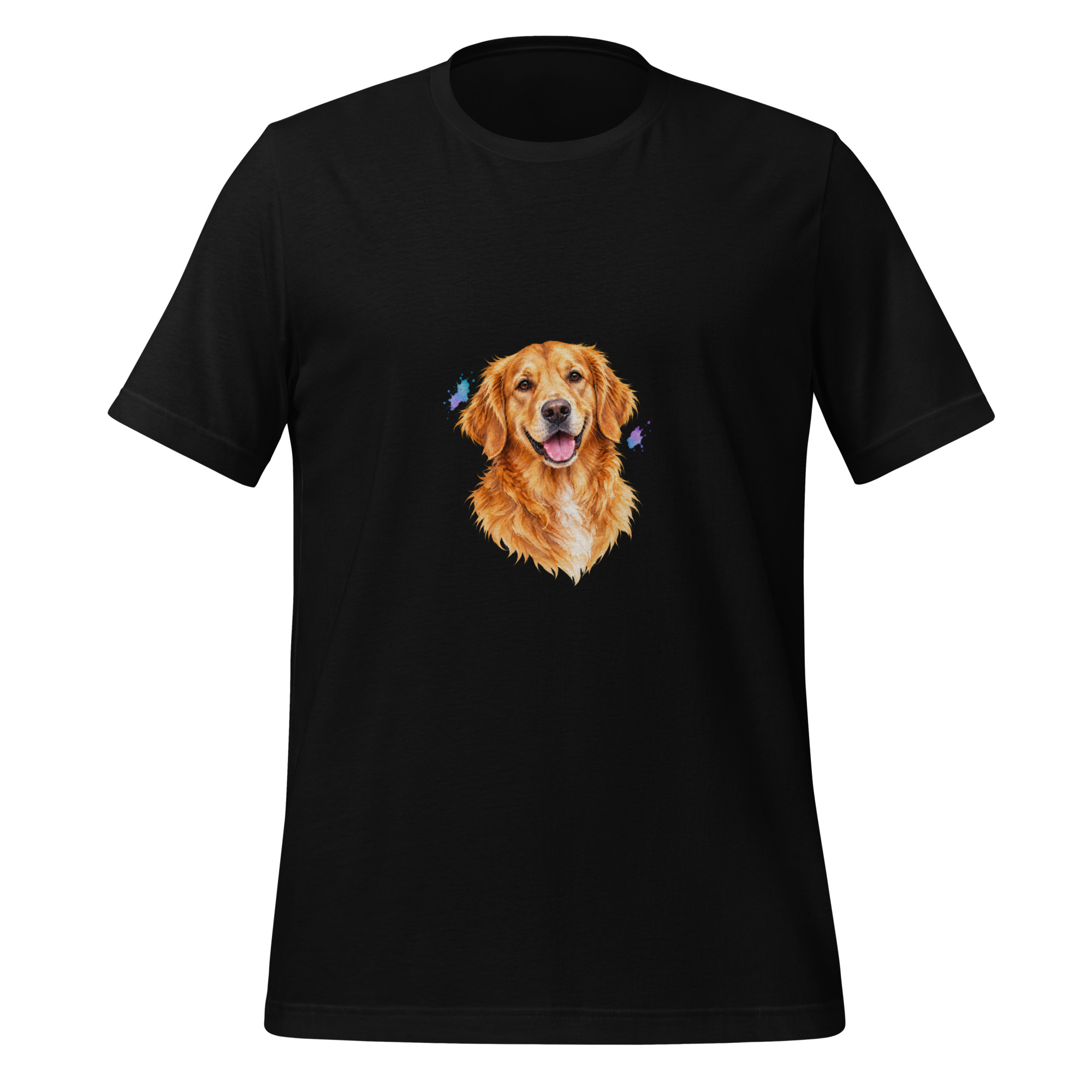 Watercolor Soul — Multicolor Graphic T-Shirt