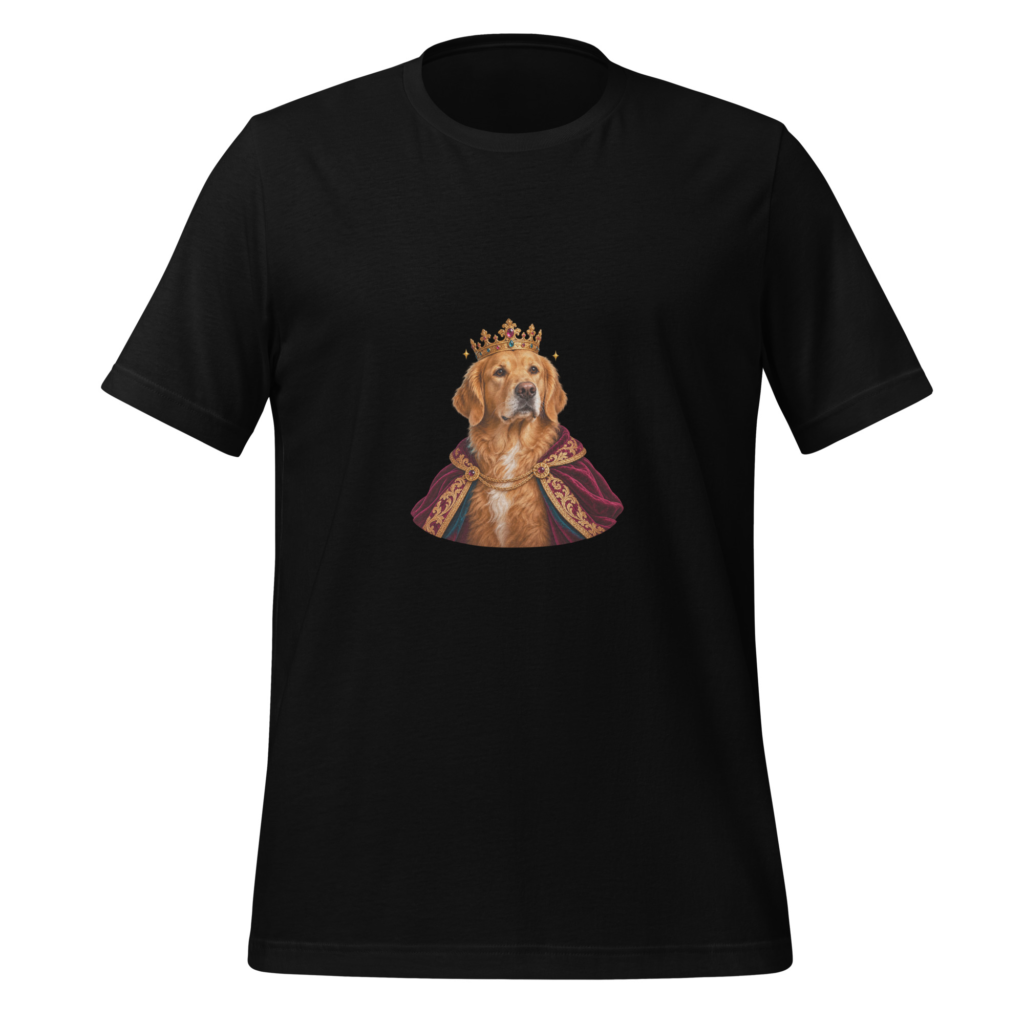 Royal Paws — Multicolor Graphic T-Shirt