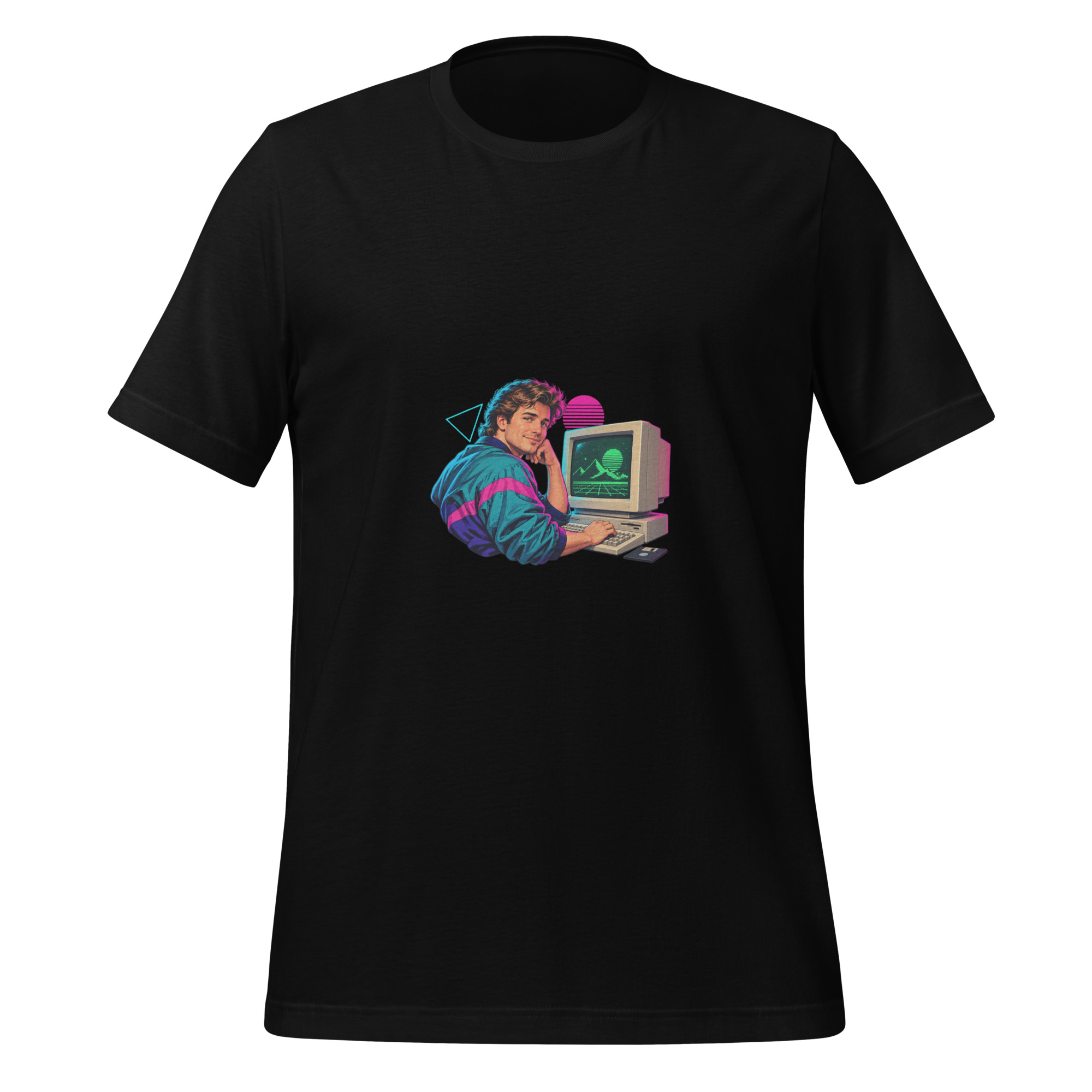 Retro Tech Club — Multicolor Graphic T-Shirt