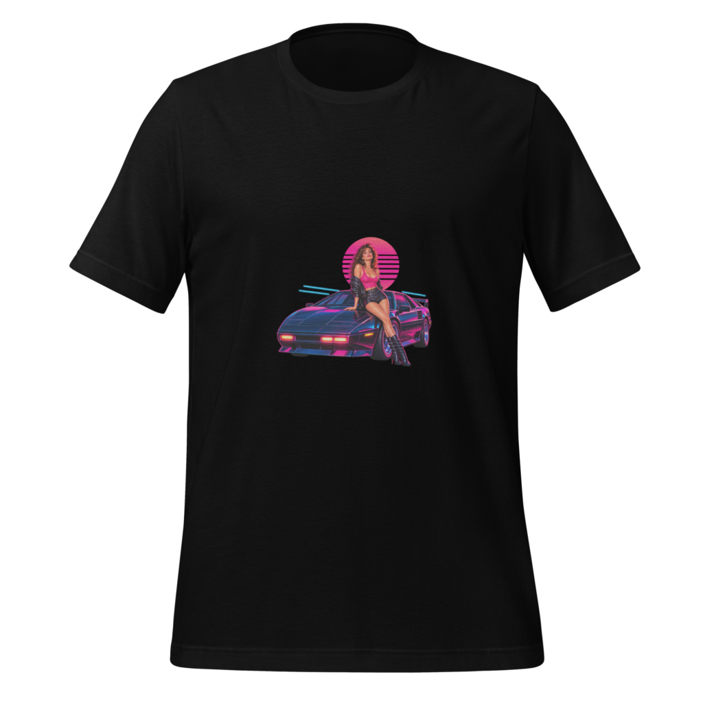 Midnight Drive — Multicolor Graphic T-Shirt