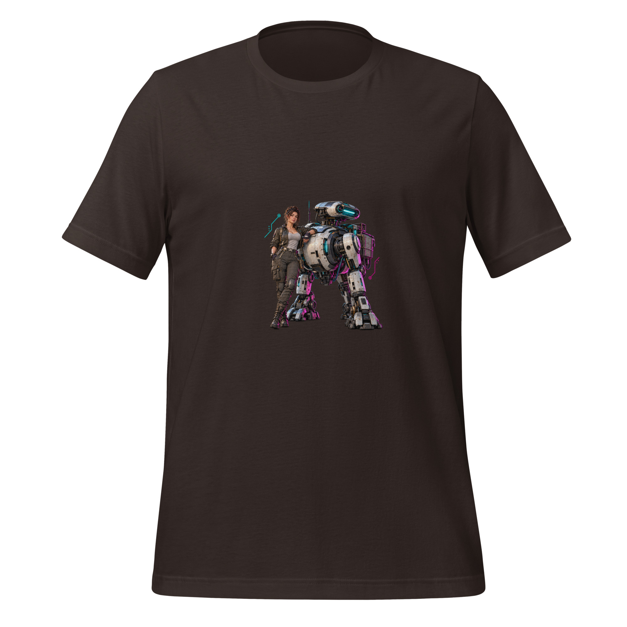 Mech Commander — Multicolor Graphic T-Shirt - Image 4