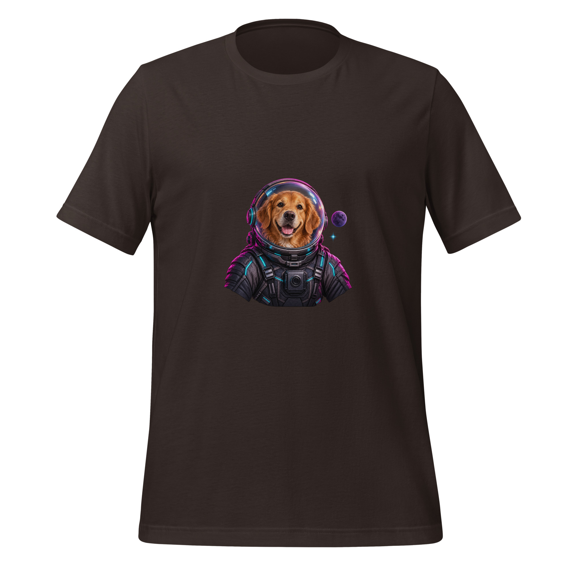 Cosmic Pet — Multicolor Graphic T-Shirt - Image 4