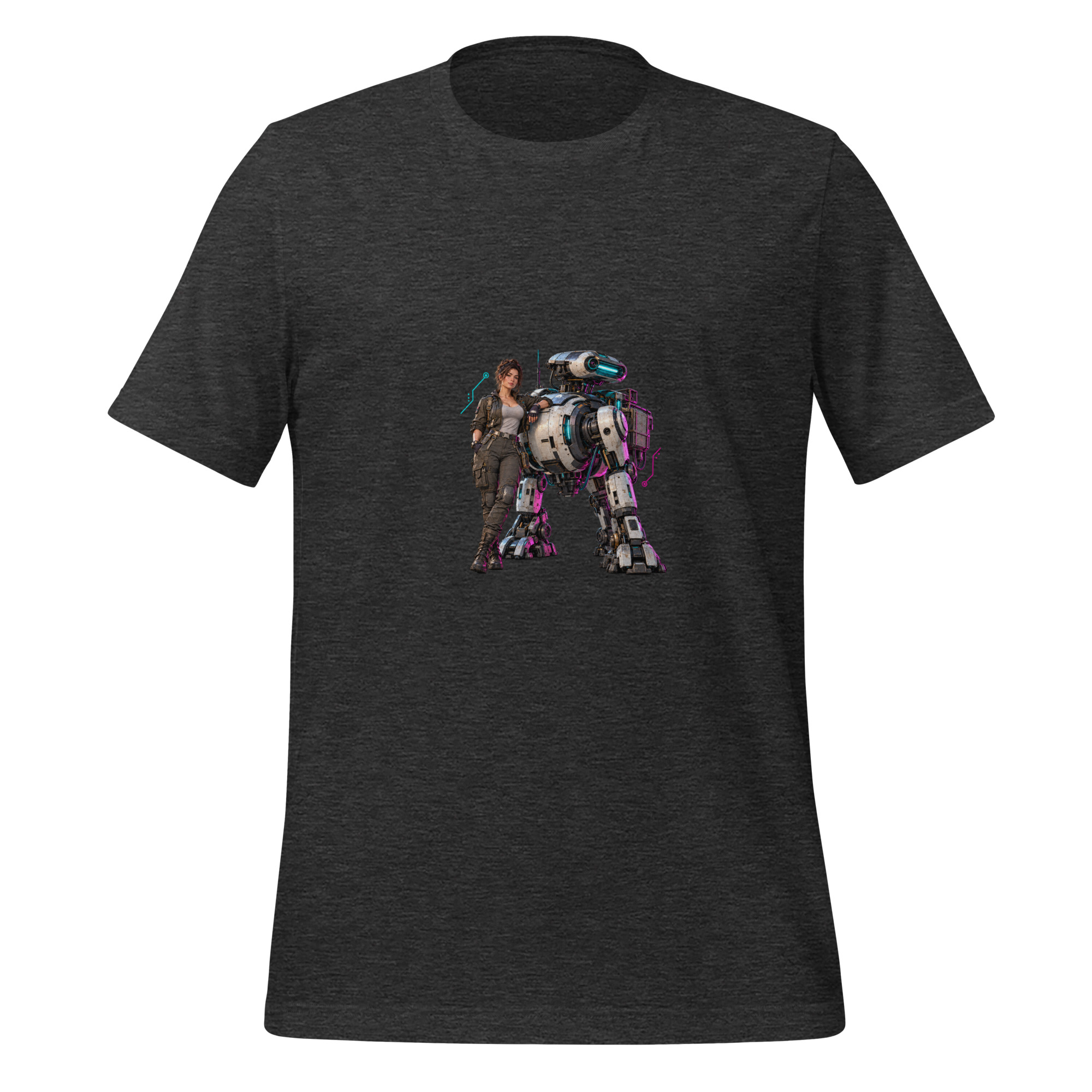 Mech Commander — Multicolor Graphic T-Shirt - Image 8