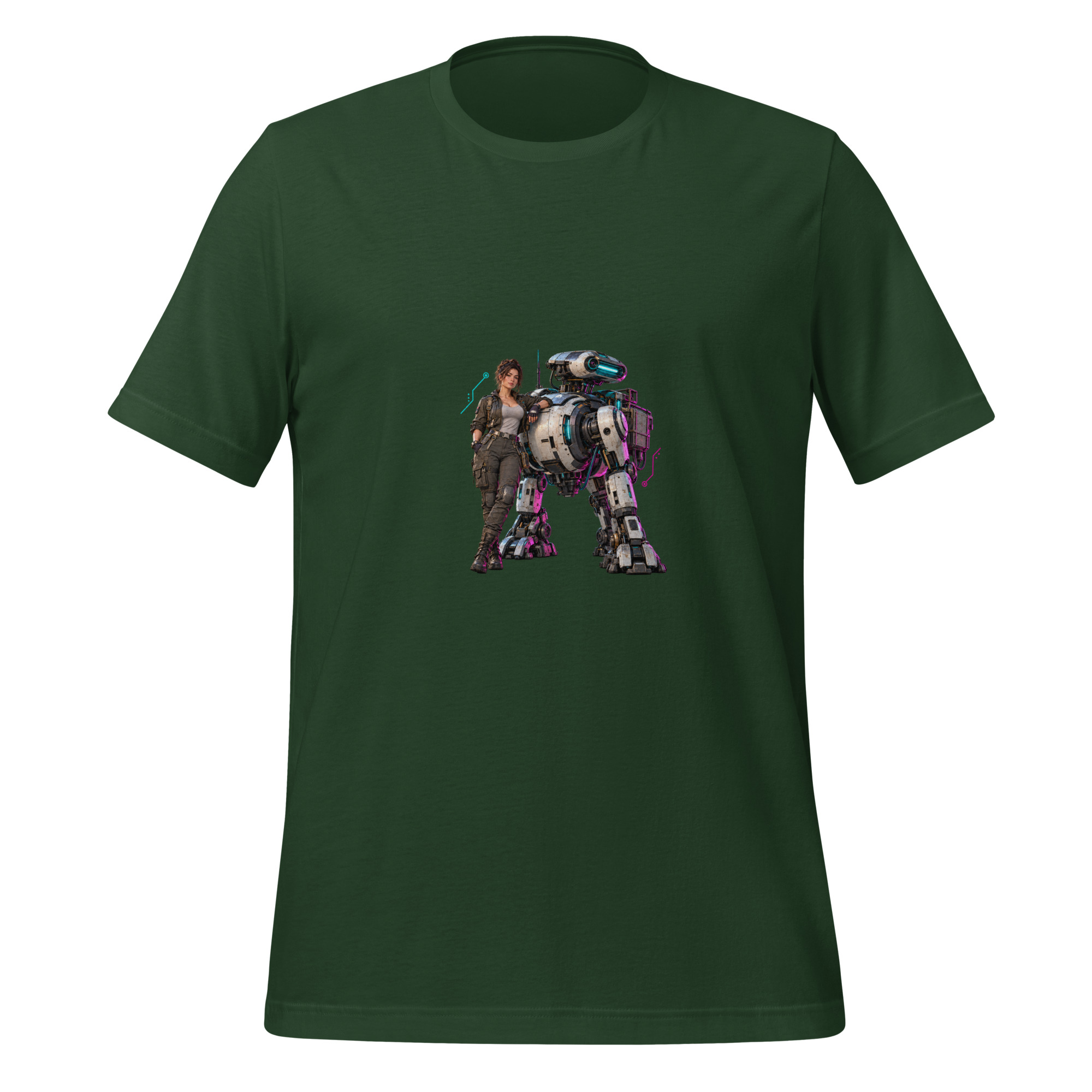 Mech Commander — Multicolor Graphic T-Shirt - Image 6