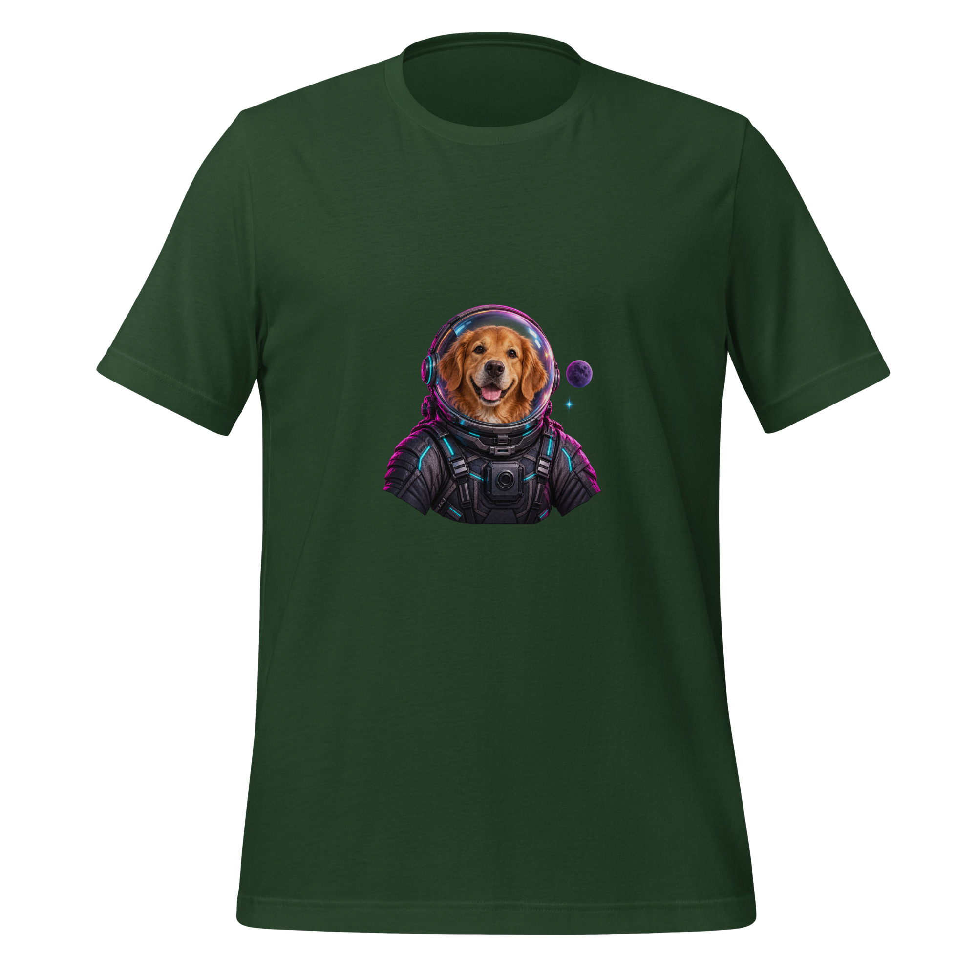 Cosmic Pet — Multicolor Graphic T-Shirt - Image 6