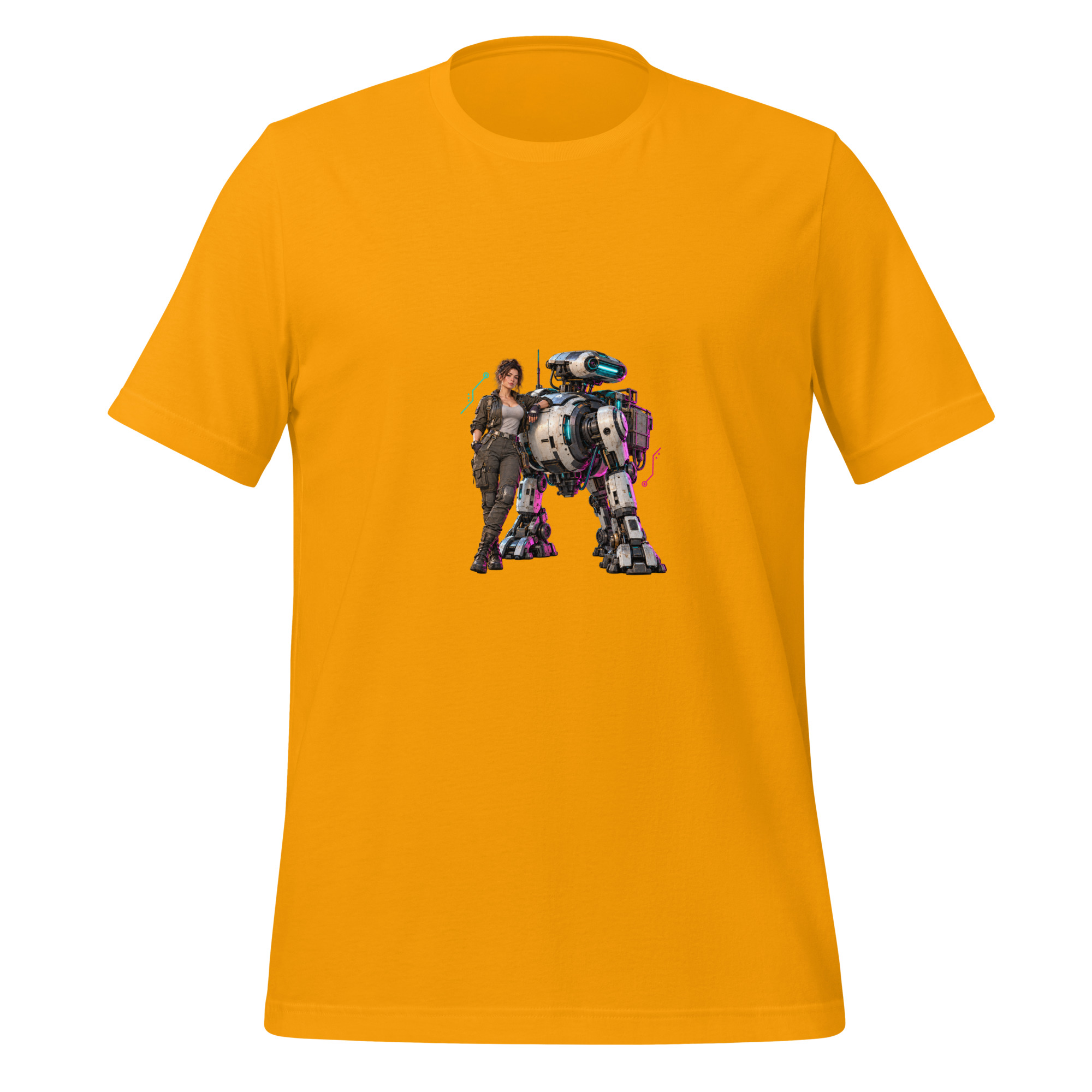 Mech Commander — Multicolor Graphic T-Shirt - Image 12