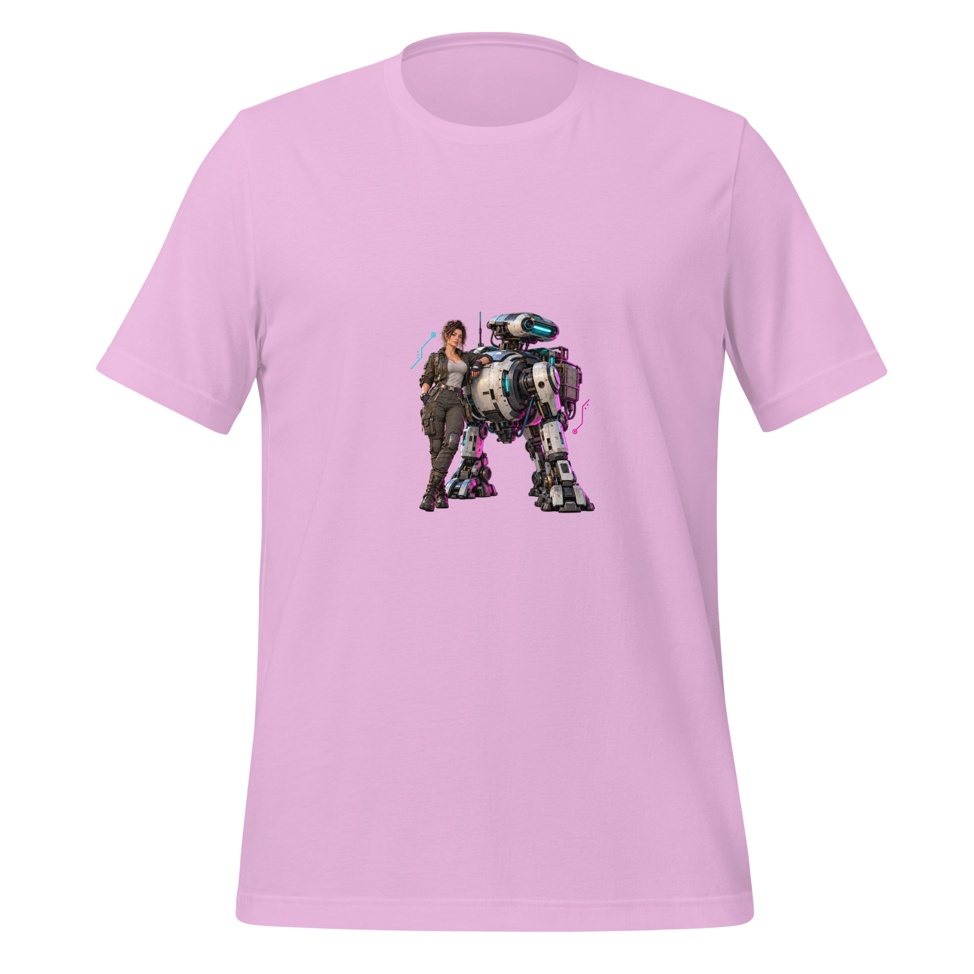 Mech Commander — Multicolor Graphic T-Shirt - Image 13