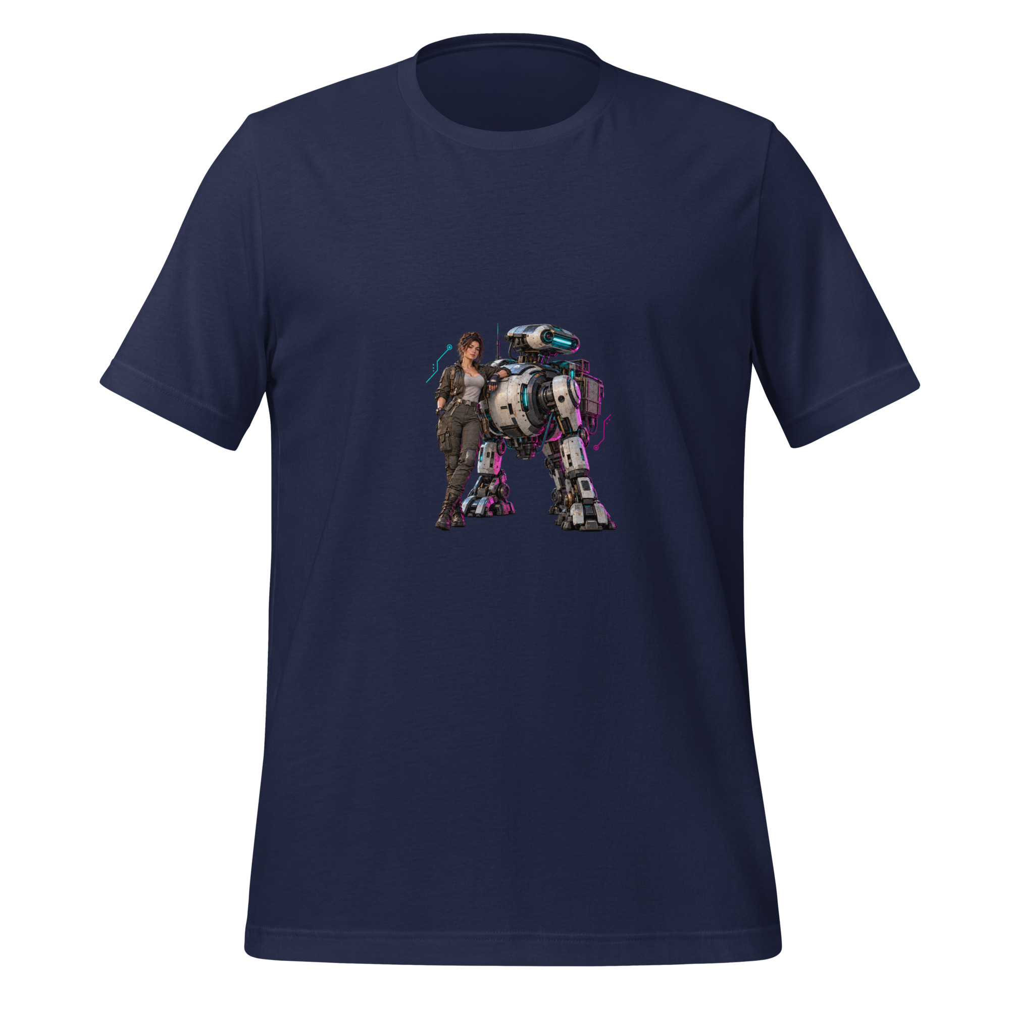 Mech Commander — Multicolor Graphic T-Shirt - Image 3