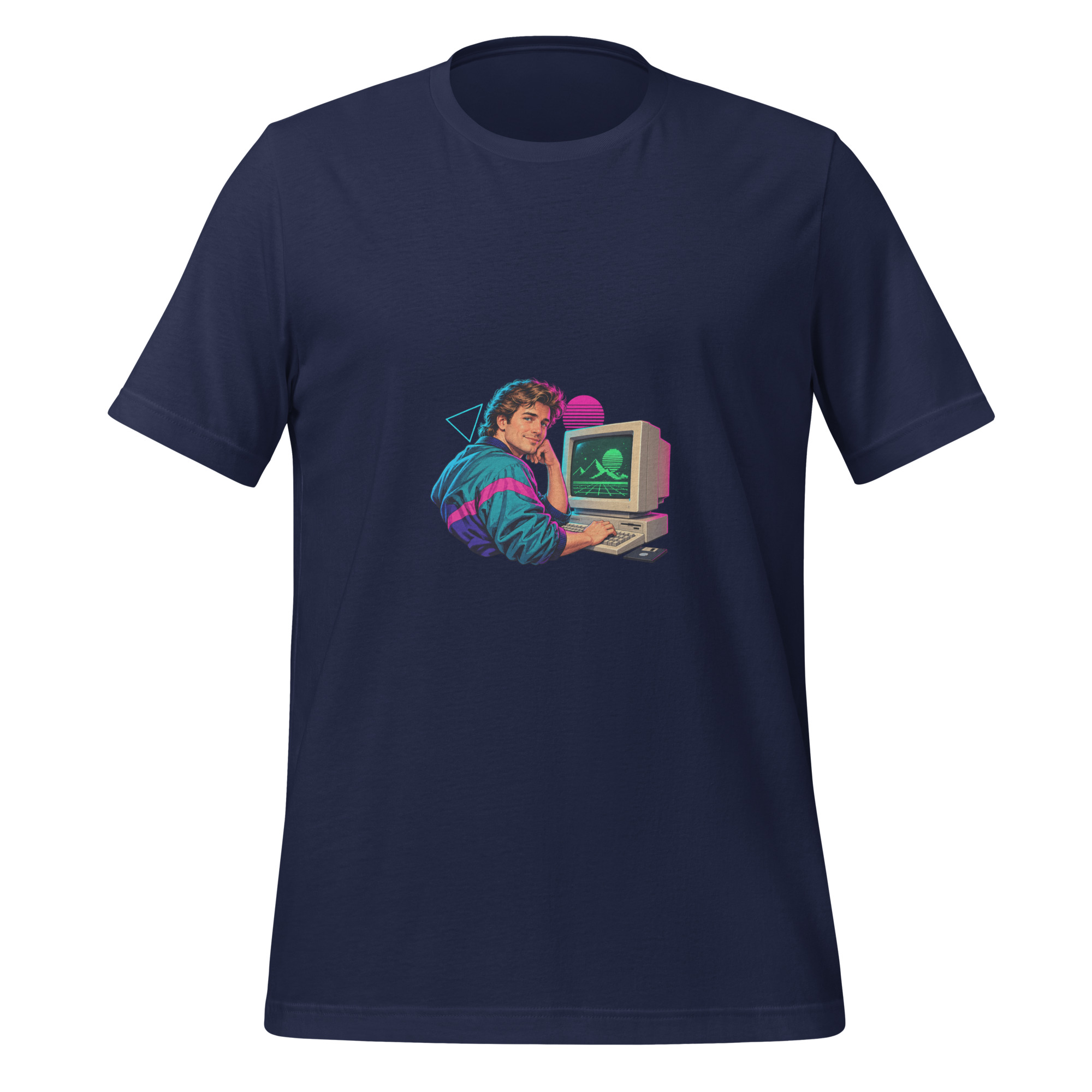 Retro Tech Club — Multicolor Graphic T-Shirt - Image 3