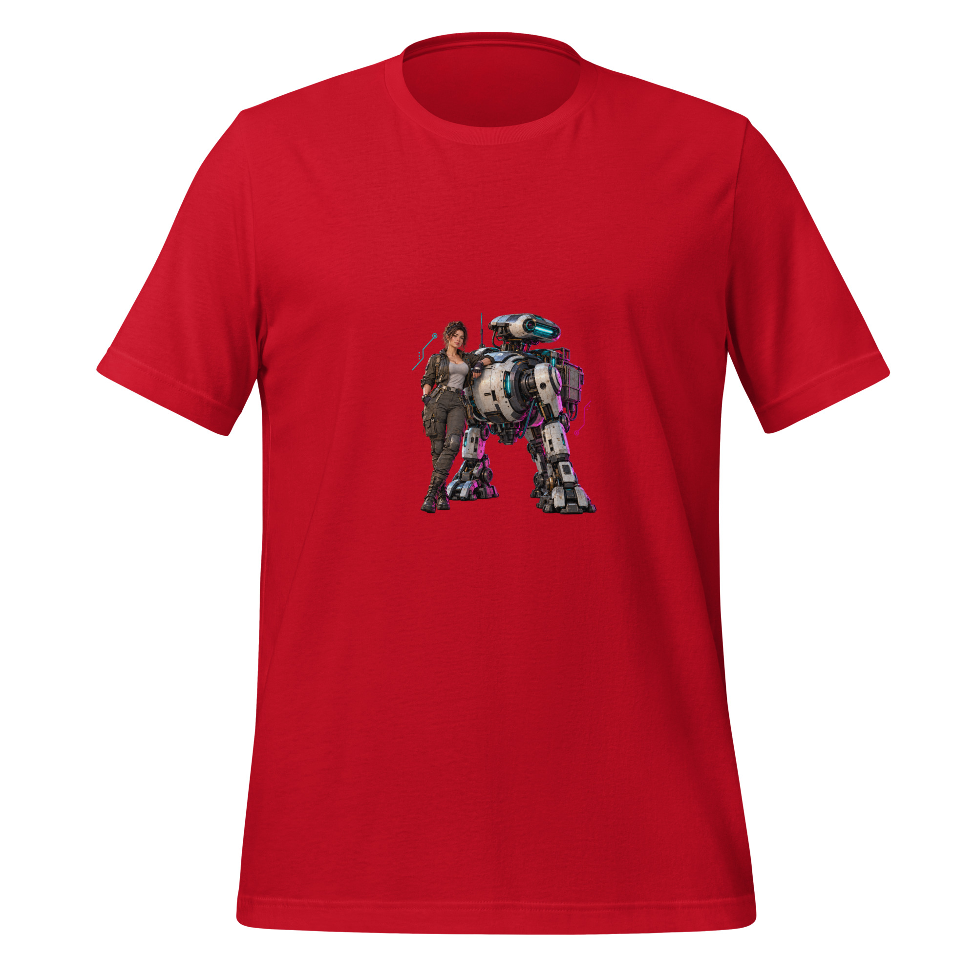 Mech Commander — Multicolor Graphic T-Shirt - Image 5