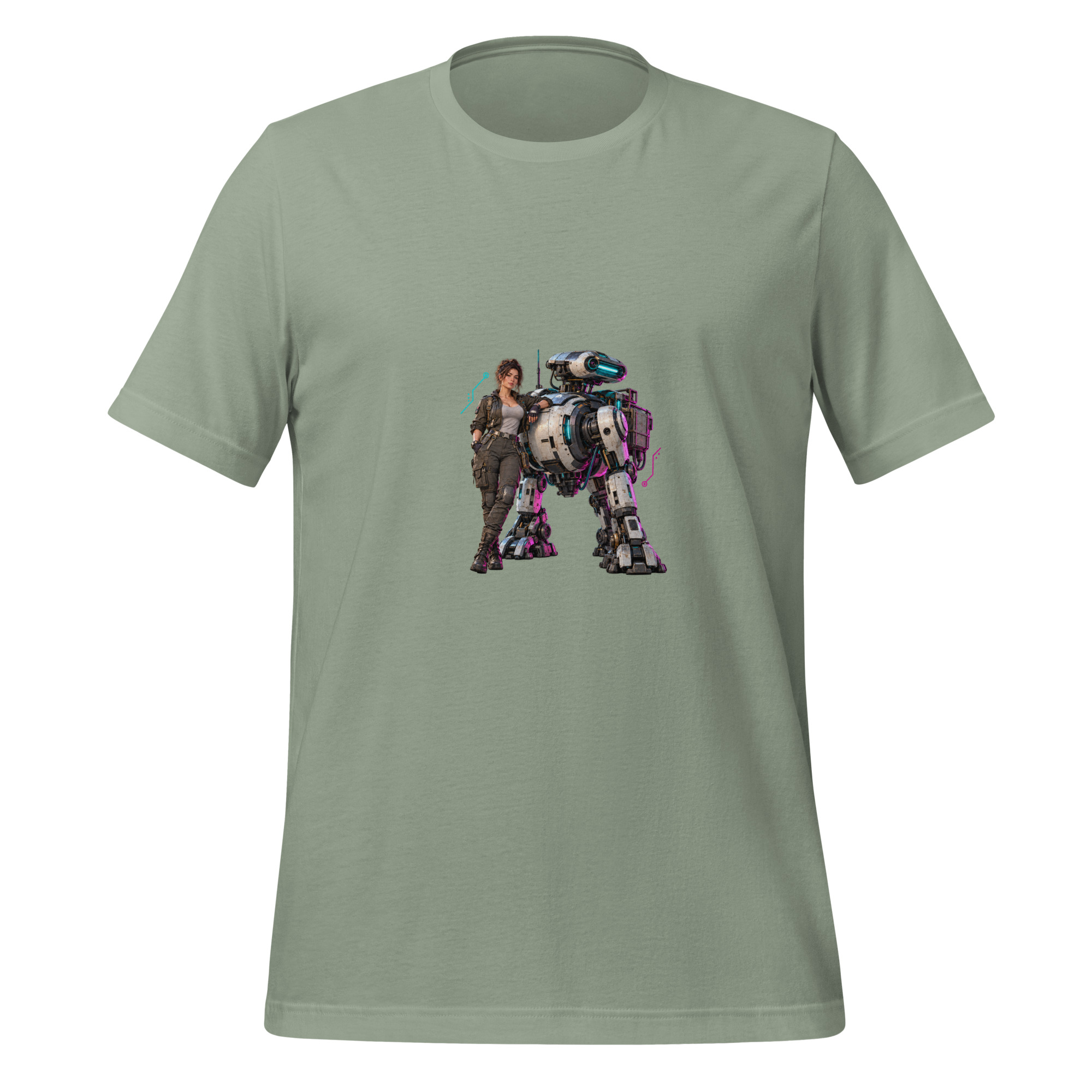 Mech Commander — Multicolor Graphic T-Shirt - Image 11