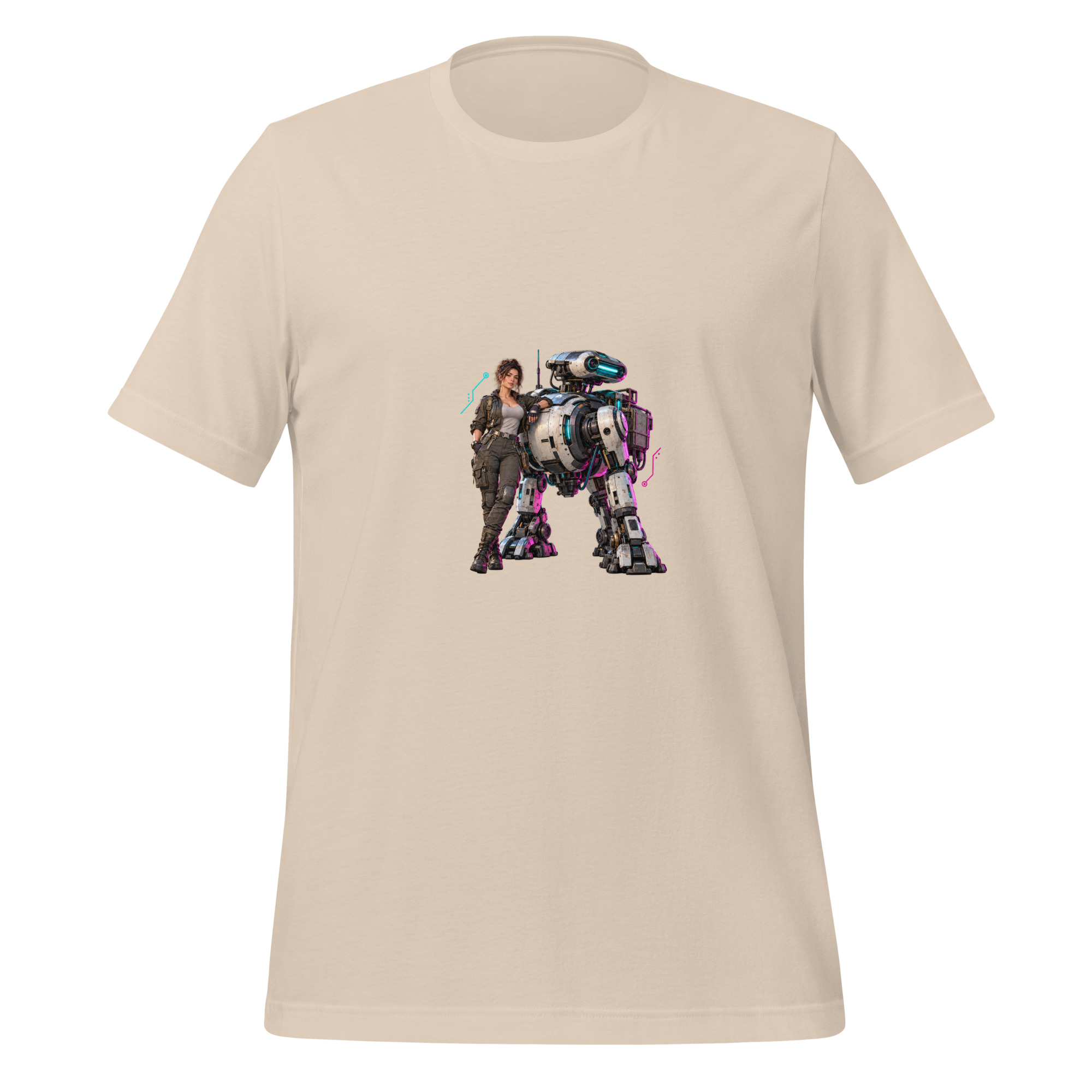 Mech Commander — Multicolor Graphic T-Shirt - Image 15