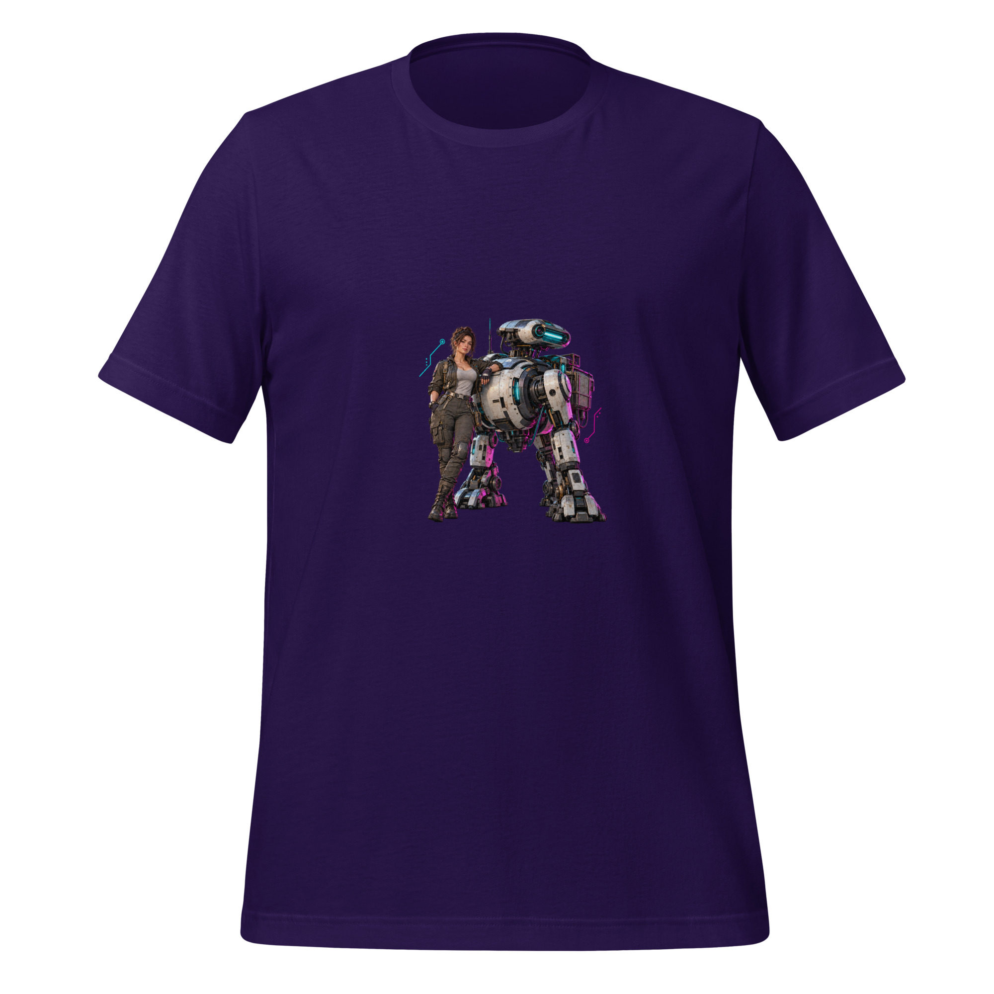 Mech Commander — Multicolor Graphic T-Shirt - Image 2