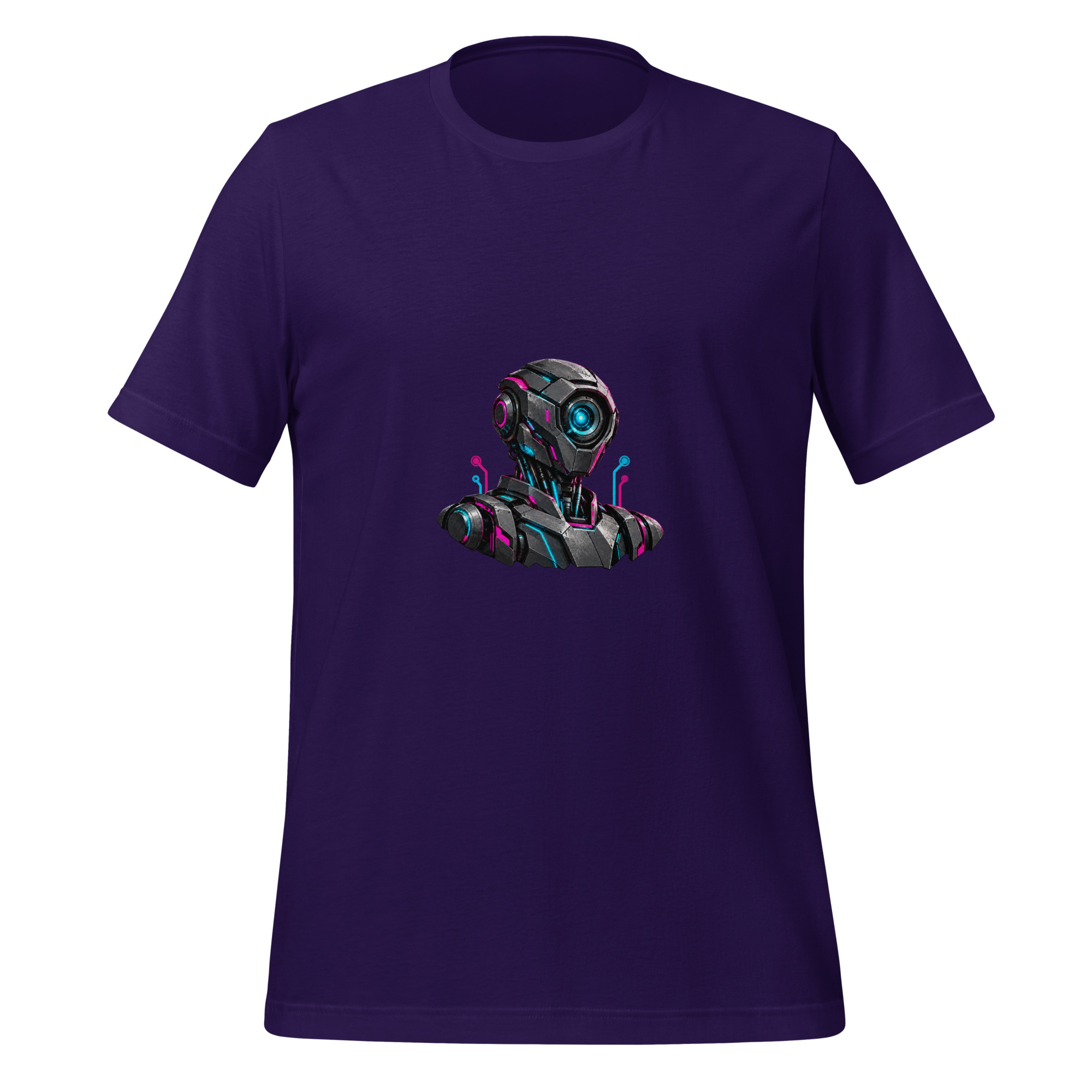 Robot Revolution — Multicolor Graphic T-Shirt - Image 2