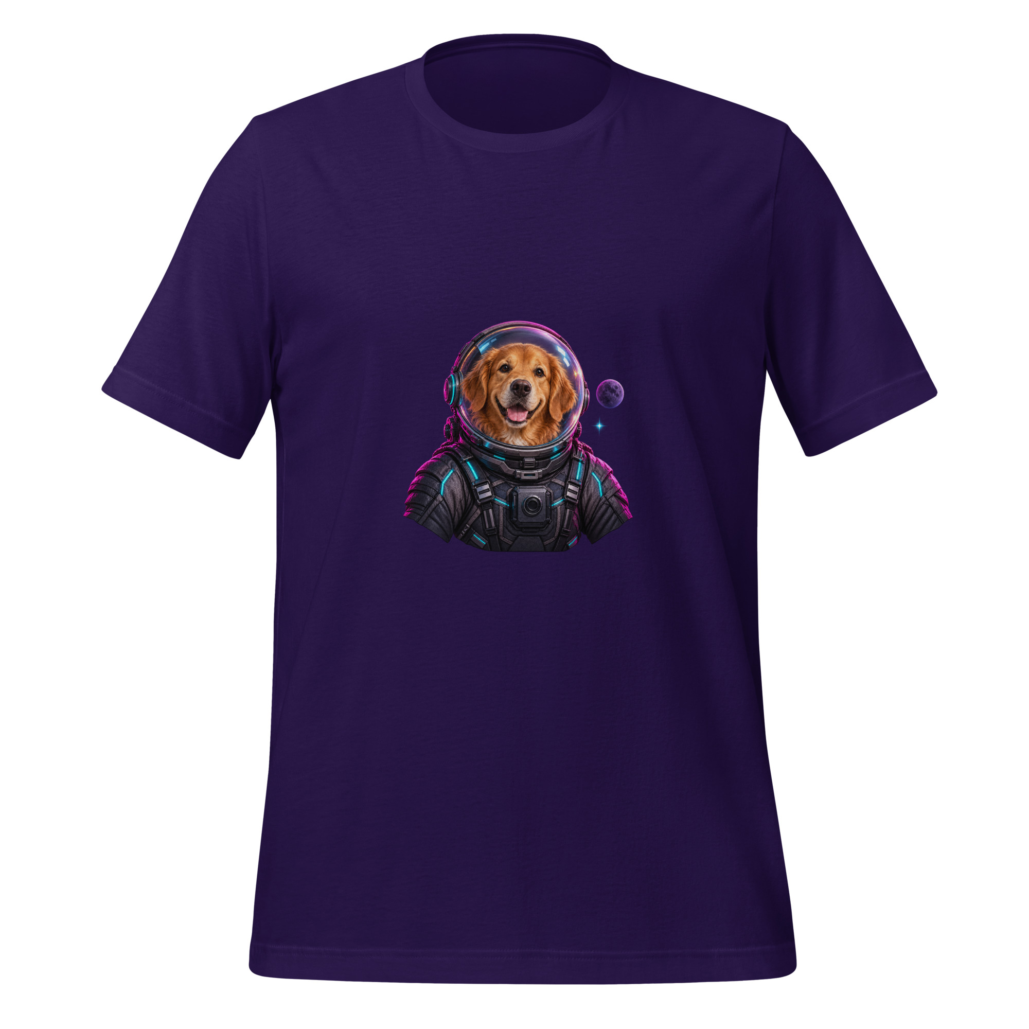 Cosmic Pet — Multicolor Graphic T-Shirt - Image 2