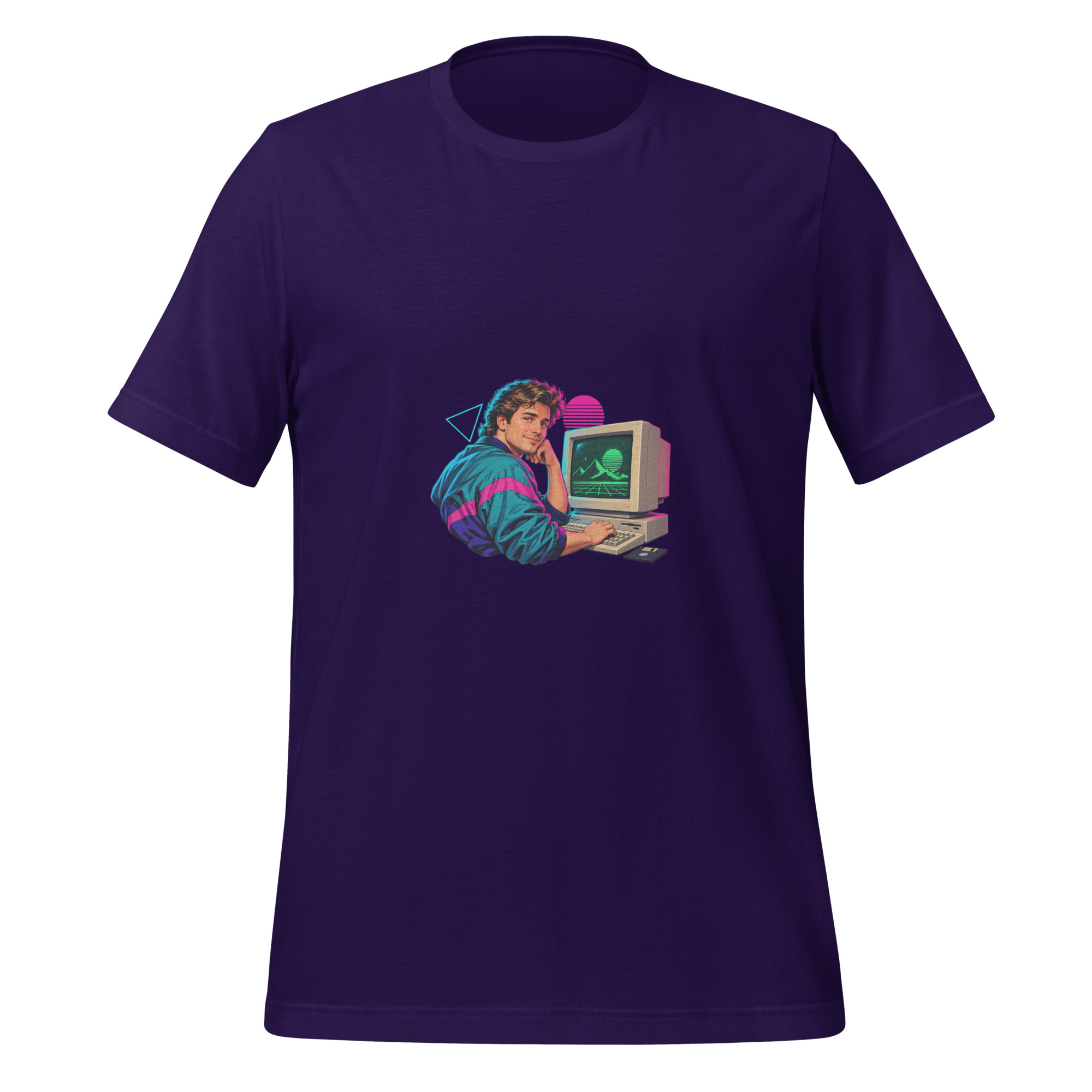 Retro Tech Club — Multicolor Graphic T-Shirt - Image 2