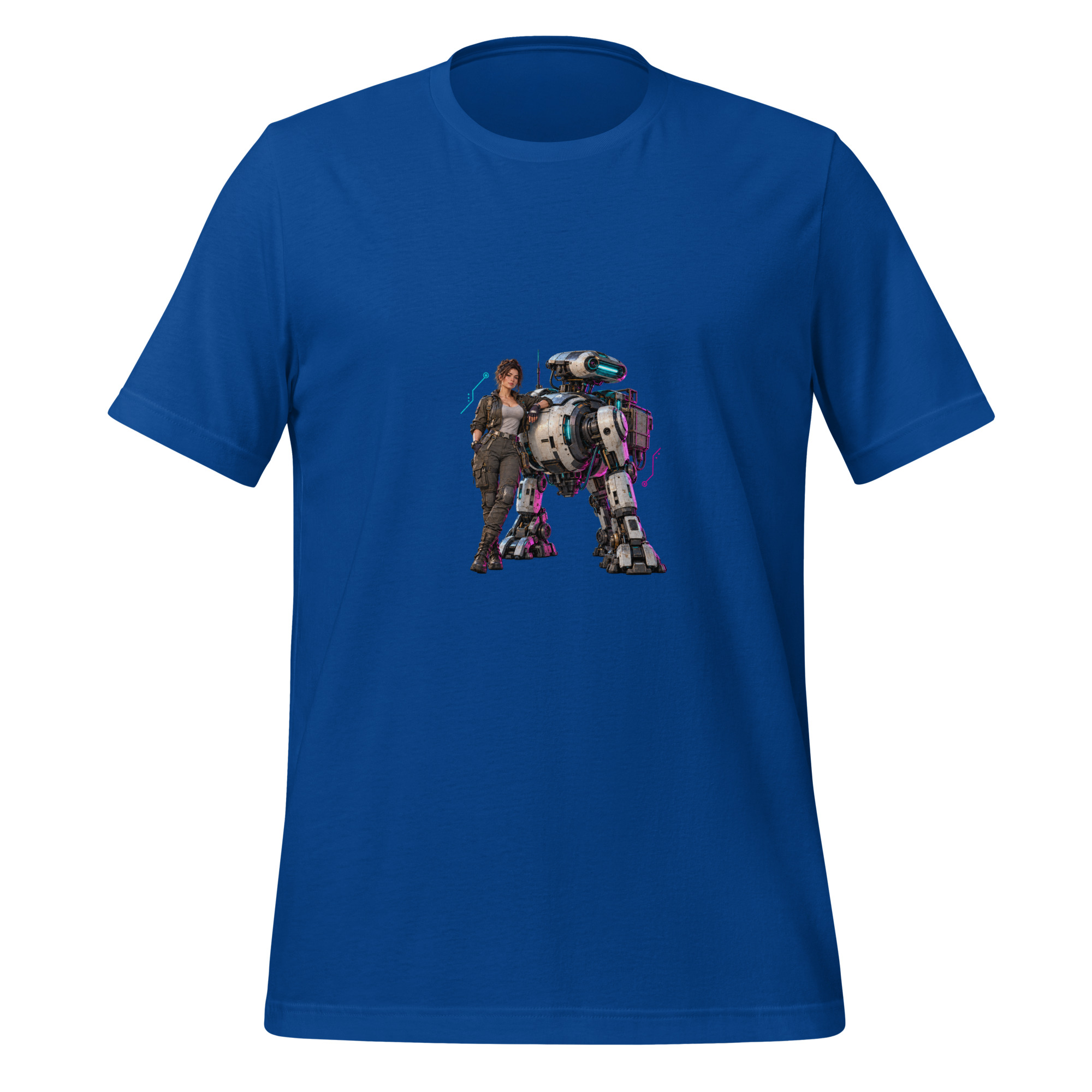 Mech Commander — Multicolor Graphic T-Shirt - Image 7
