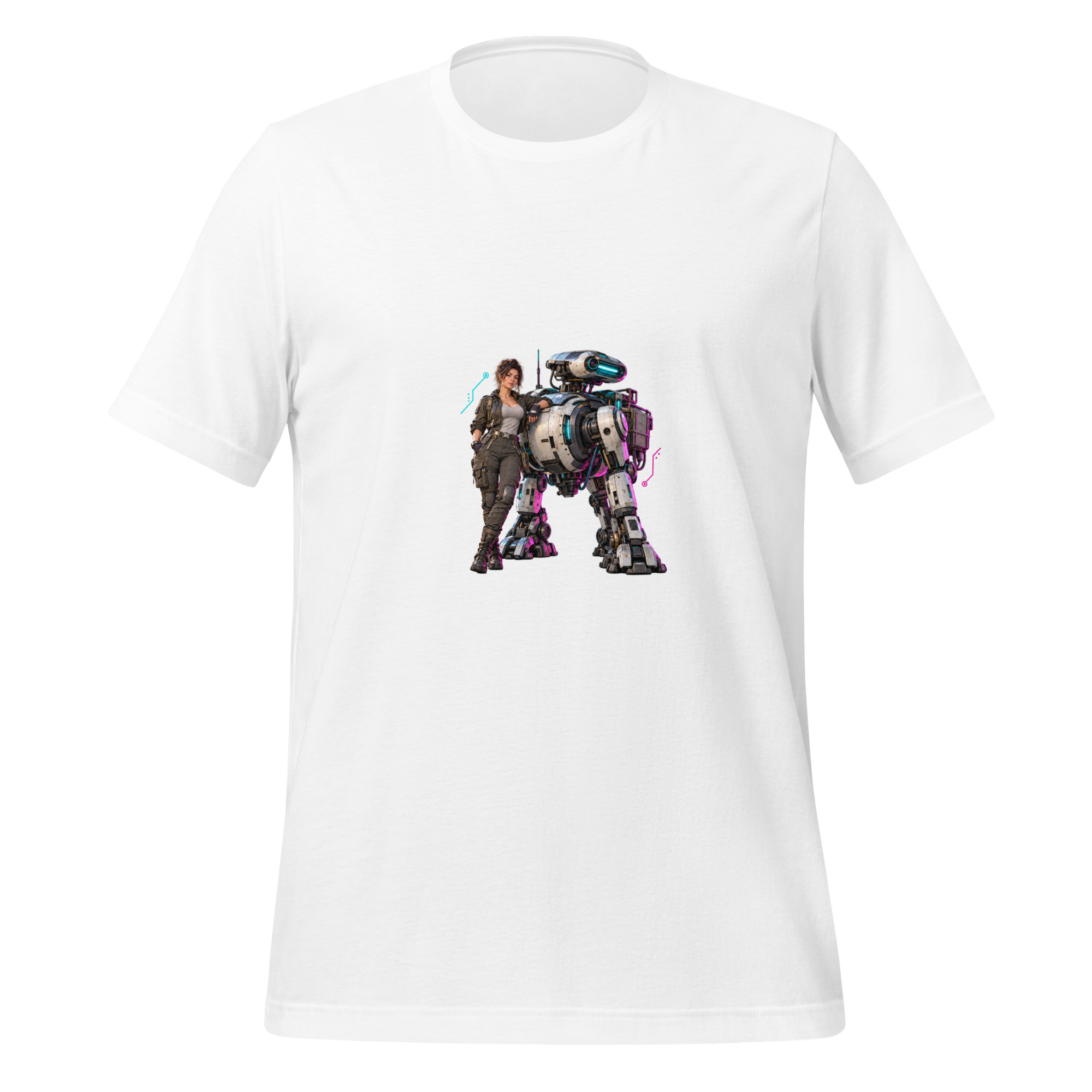 Mech Commander — Multicolor Graphic T-Shirt - Image 16