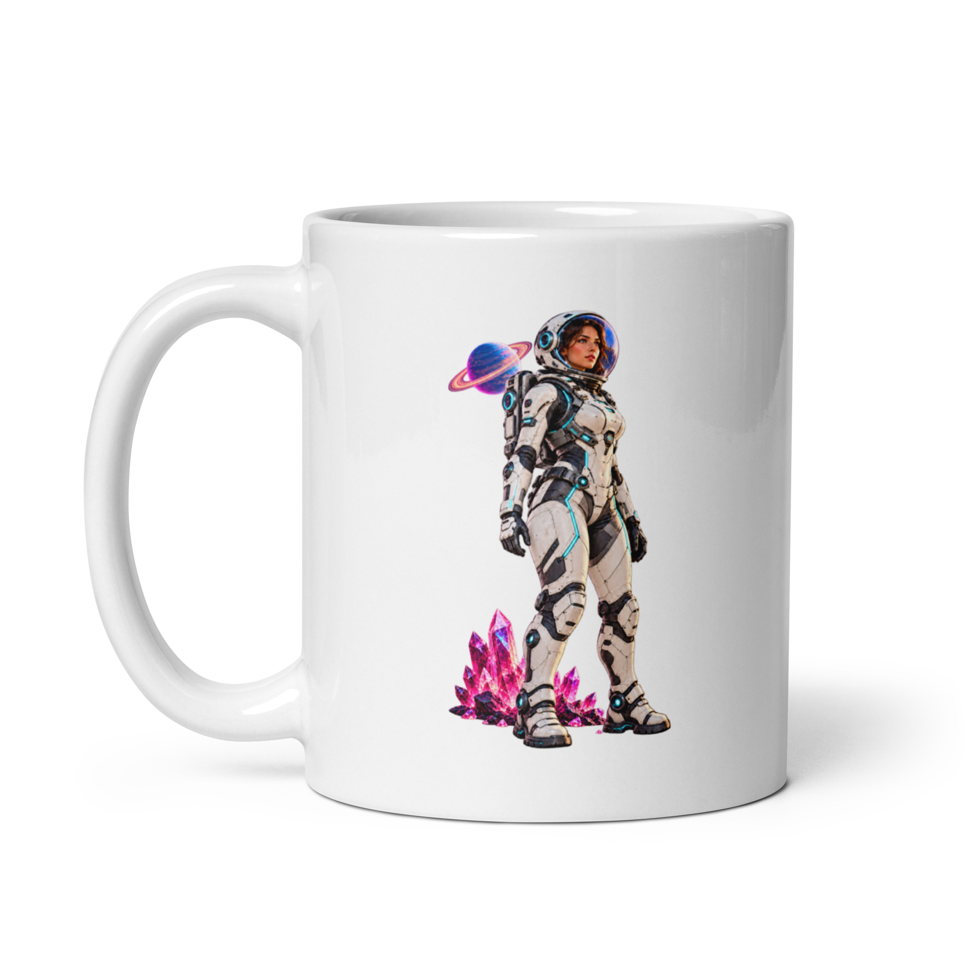 Neon Explorer — 11 oz Art Mug - Image 2