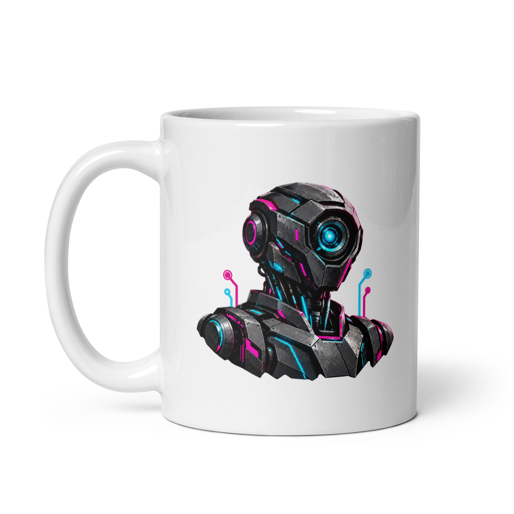 Robot Revolution — 11 oz Art Mug - Image 2