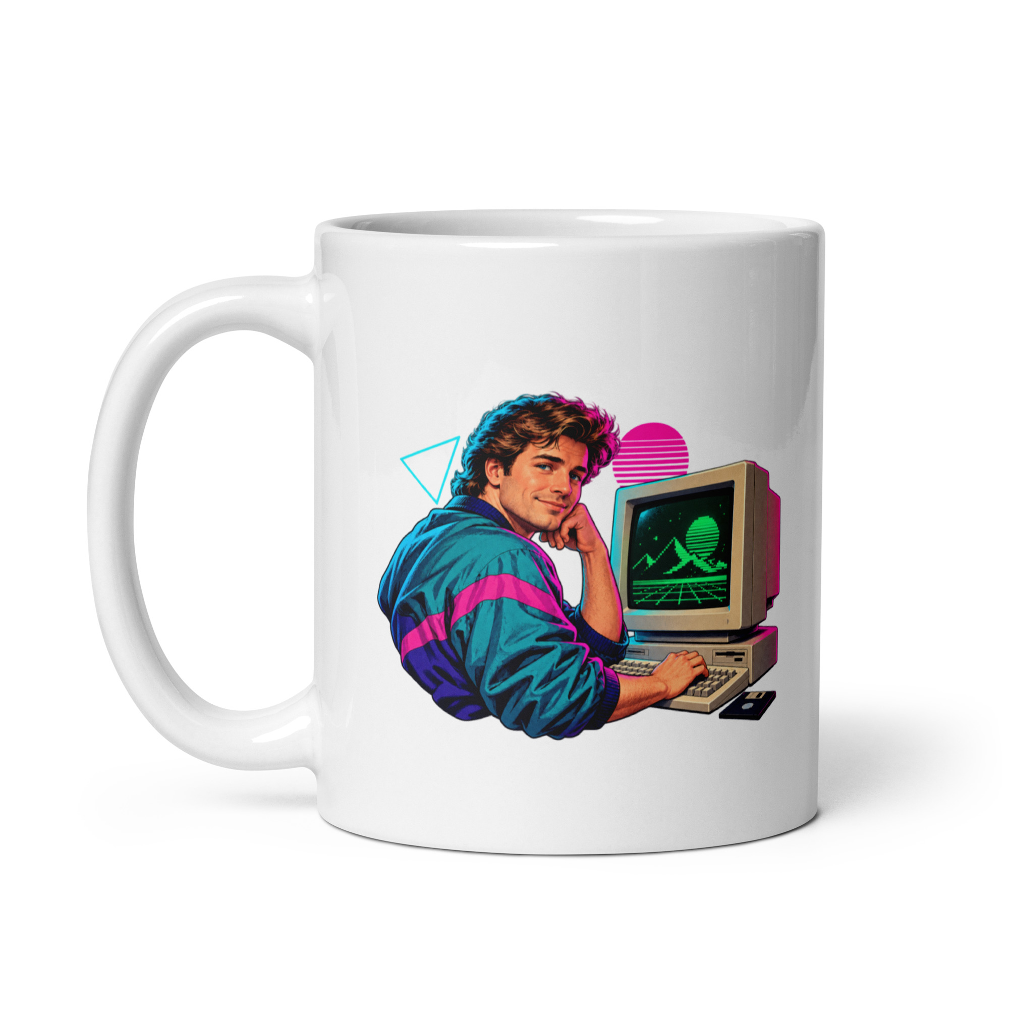 Retro Tech Club — 11 oz Art Mug - Image 2